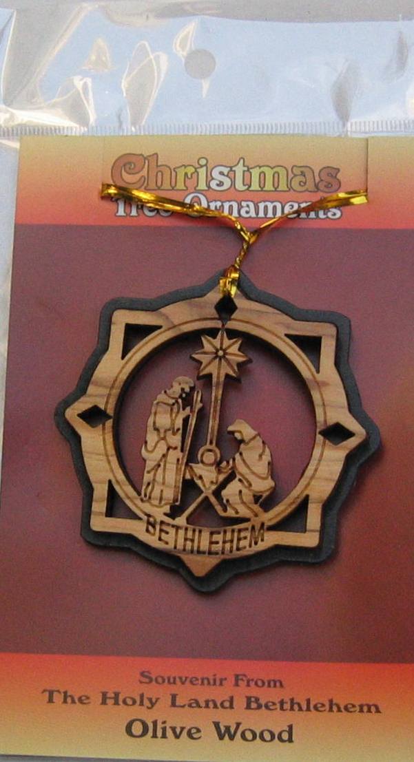 Bulk Wholesale Nativity Scene Christmas Ornaments .. Holy Land